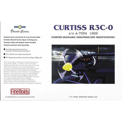 Airplane model Curtis R3C-0